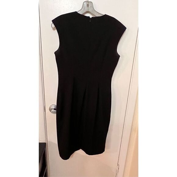 CALVIN KLEIN BLACK WHITE DRESS WOMENS SIZE 6 - Picture 5 of 9
